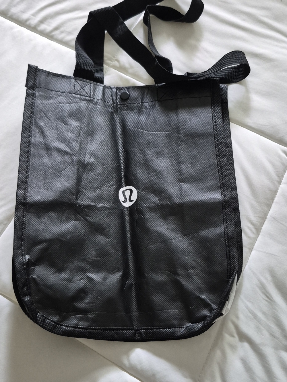 lululemon athletica Black Everyday Messenger Tote